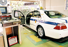 タクシーメーターを検定する