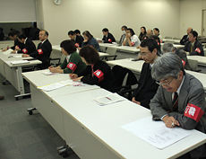 東京提案撤回要求総務局行動(2月20日)